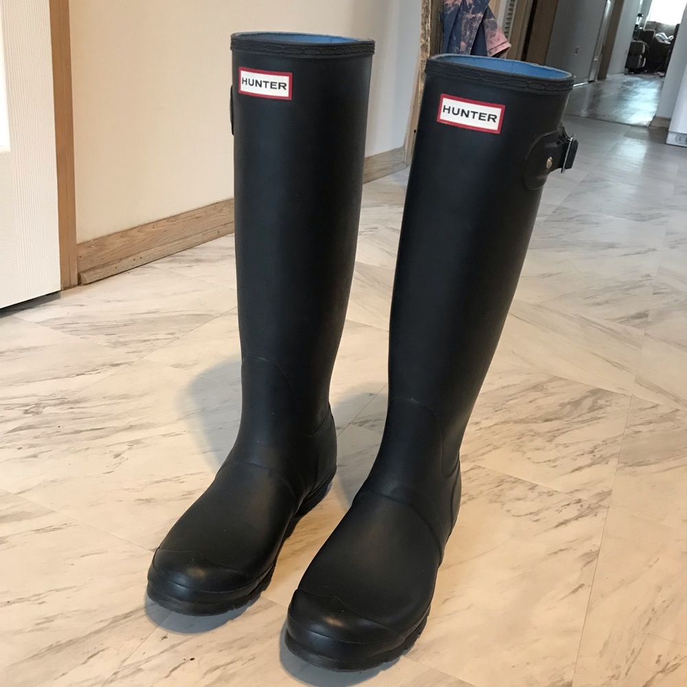 Hunter Boots with Socks